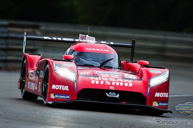 ルマンを走る「Nissan GT-R LM NISMO」。