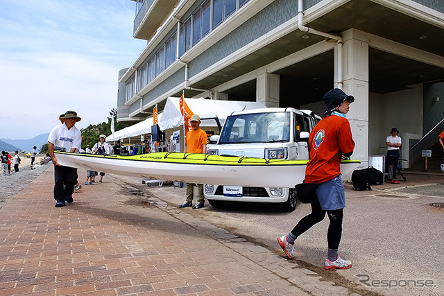 SEA TO SUMMIT 2015(5月30・31日、広島県江田島市)で先行展示されたダイハツ『ウェイク X mont-bell version SA』(仮称)