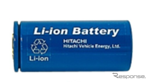 リチウムイオン電池パックに収納される円筒形電池セル