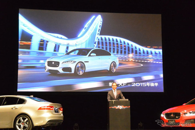 ジャガー XF 新型の予告も