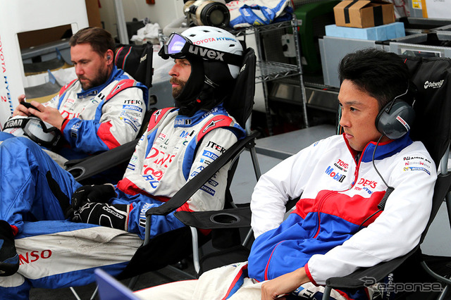 トヨタ TS040ハイブリッドに乗る中嶋一貴