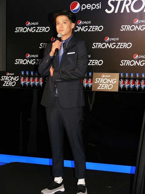 小栗旬/「PEPSI STRONG BAR」オープニングセレモニー