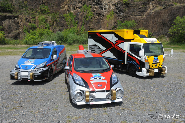 日産がウルトラマンXに提供する車両