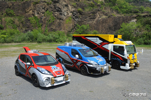 日産がウルトラマンXに提供する車両