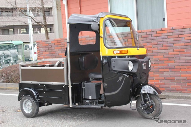 日本エレクトライクの電動3輪自動車『エレクトライク』