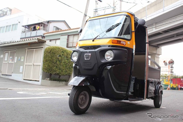 日本エレクトライクの電動3輪自動車『エレクトライク』