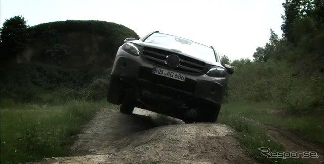 メルセデスベンツ GLC の開発プロトタイプ車