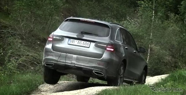 メルセデスベンツ GLC の開発プロトタイプ車