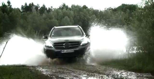 メルセデスベンツ GLC の開発プロトタイプ車