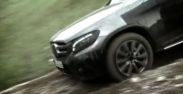 メルセデスベンツ GLC の開発プロトタイプ車