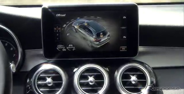 メルセデスベンツ GLC の開発プロトタイプ車