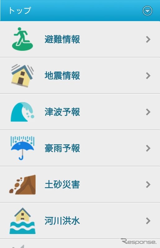 Yahoo！防災速報