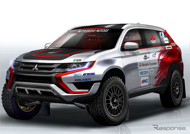 三菱 アウトランダーPHEV バハ・ポルタレグレ500参戦車両