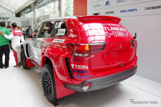 三菱 アウトランダーPHEV バハ・ポルタレグレ500参戦車両