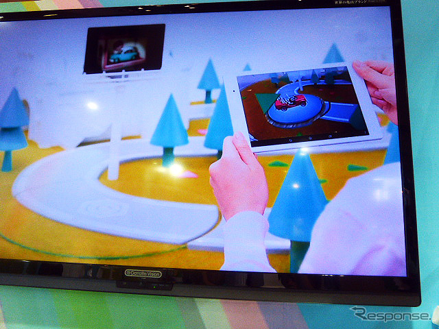 トヨタは拡張現実(AR)の世界でクルマの楽しさを紹介した(東京おもちゃショー2015)