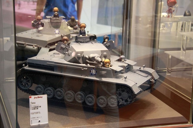 ガルパンの戦車(フィギュアは別売り)