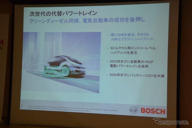 ボッシュ 2015年次記者会見