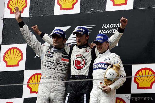 【ホンダF1】バトンが初優勝