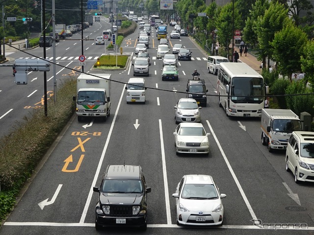 自動車保有台数は3年連続で最多更新中（東京都文京区）