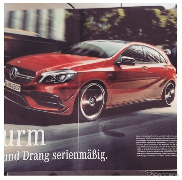Instagramファンサイトがリークした改良新型メルセデスベンツ A45 AMG