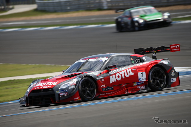GT500の前戦ウイナー、#1 GT-Rは予選13位。