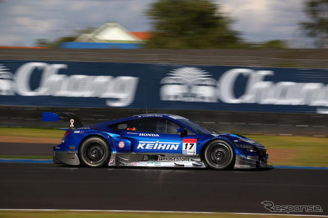 決勝3位となる#17 NSX。