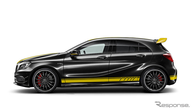 メルセデス AMG A45 4マチック イエロー カラーライン