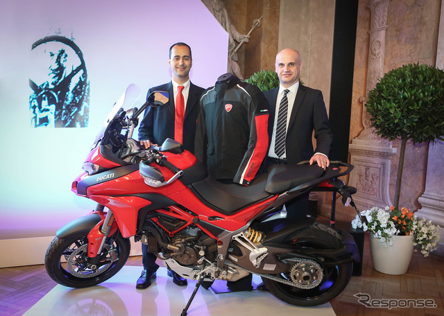 ドゥカティとダイネーゼがバイク用エアバッグシステムでポルシェ博士賞を受賞