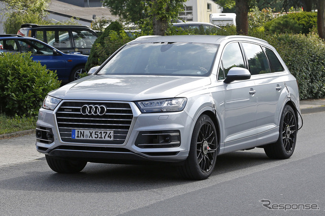 アウディSQ7 スクープ写真