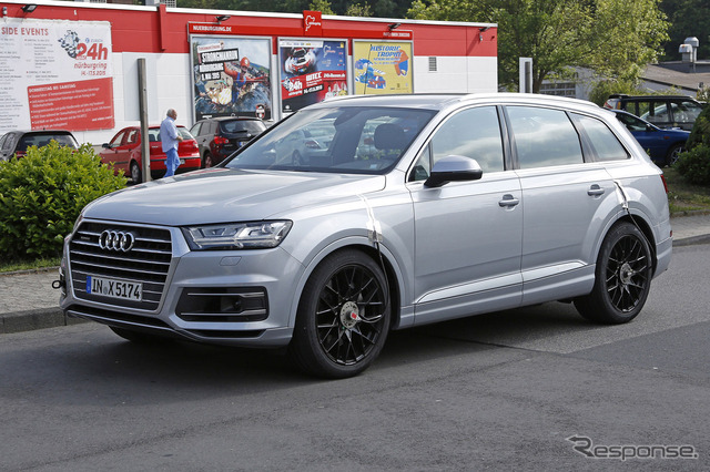 アウディSQ7 スクープ写真