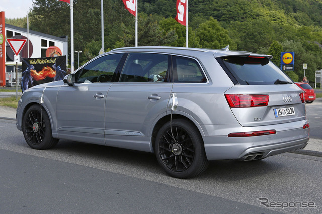 アウディSQ7 スクープ写真