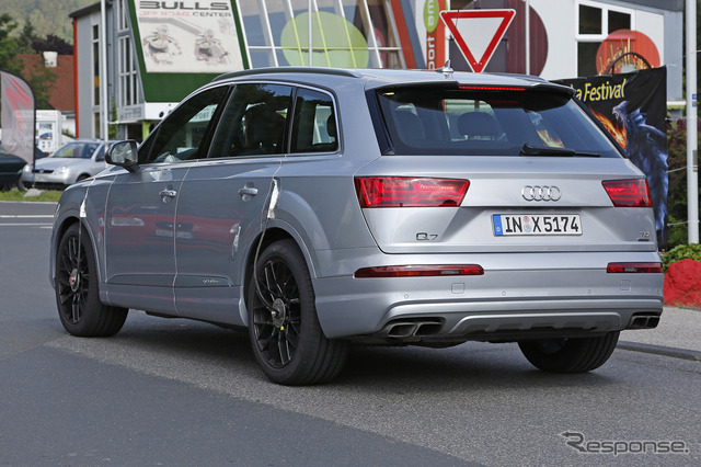 アウディSQ7 スクープ写真