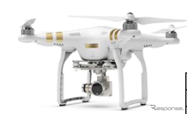DJIのドローン「ファントム3プロフェッショナル」