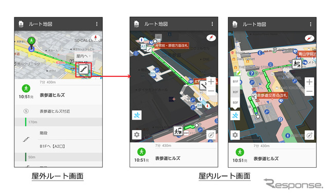 表参道ヒルズ→表参道駅
