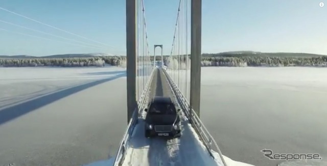 ベントレー ベンテイガの開発プロトタイプ車（動画スクリーンショット）