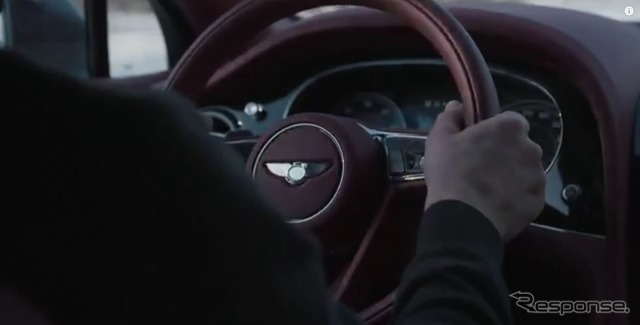 ベントレー ベンテイガの開発プロトタイプ車（動画スクリーンショット）