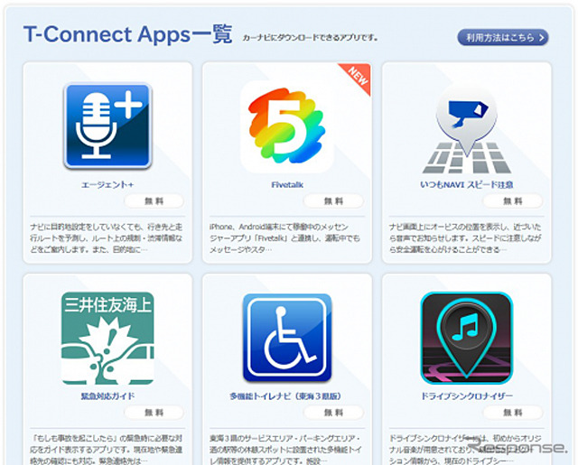 T-Connect　Apps