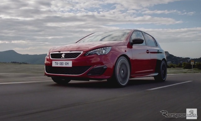プジョー 308 GTi(動画キャプチャ)