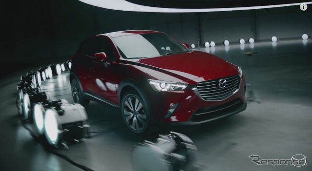 マツダCX-3の英国CM(動画キャプチャ)