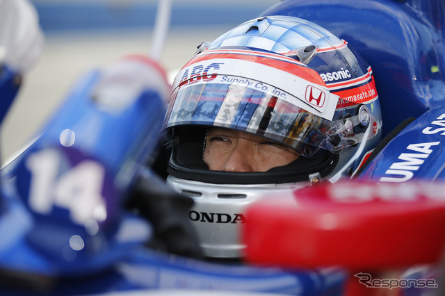 2年ぶりの優勝とオーバルコースでの初優勝が見えた佐藤琢磨だったが、結果は無念。