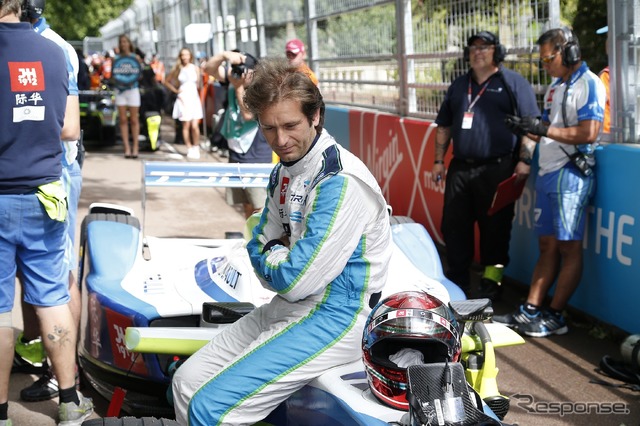 元F1ドライバーのJ.トゥルーリもフォーミュラE初年度に参戦した。