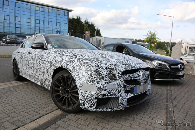 メルセデスベンツ E63 AMG 次期型 スクープ写真