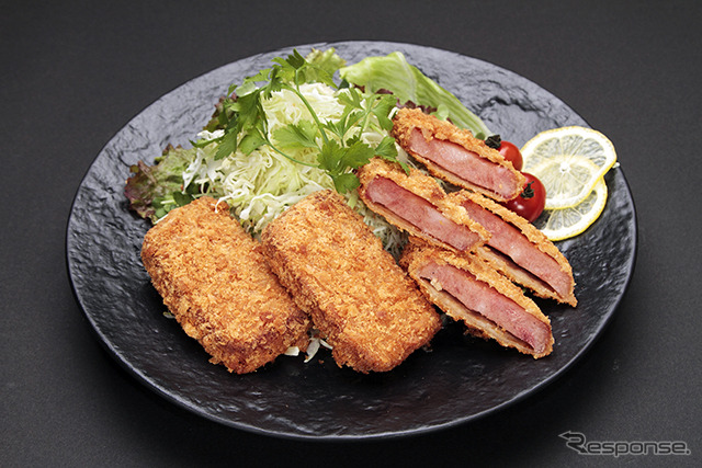 肉の大山/厚切りハムカツ