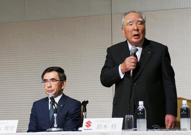 鈴木修会長兼社長は会長兼CEO（最高経営責任者）に