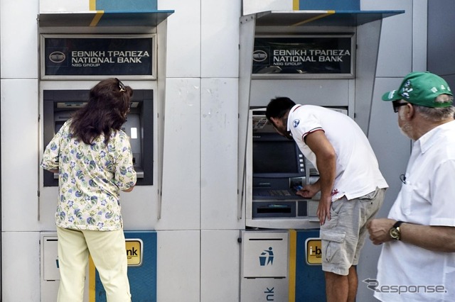 ギリシャ市内の様子（29日）