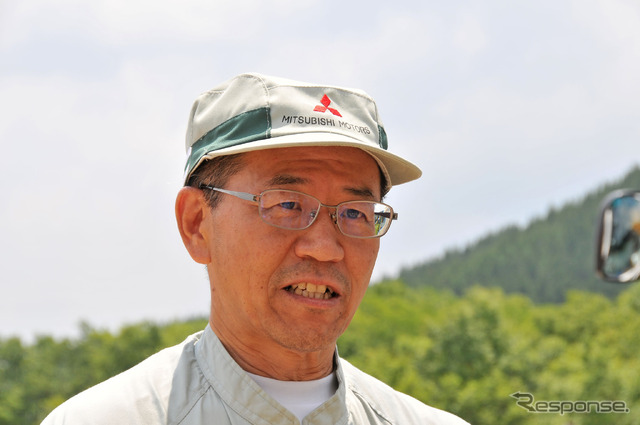 チームマネージャー兼テクニカルディレクターの田中泰男氏(開発本部 EV要素研究部エキスパート)