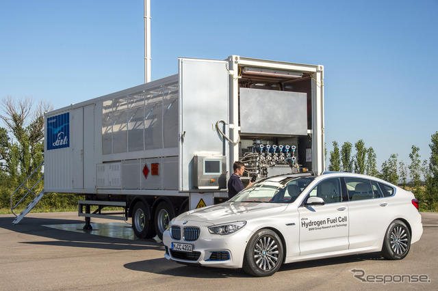 BMW5シリーズGTの燃料電池プロトタイプ車