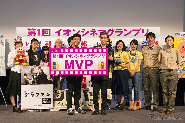 「第1回イオンシネマグランプリ」(東京・汐留、7月2日)に審査員として参加した有村昆