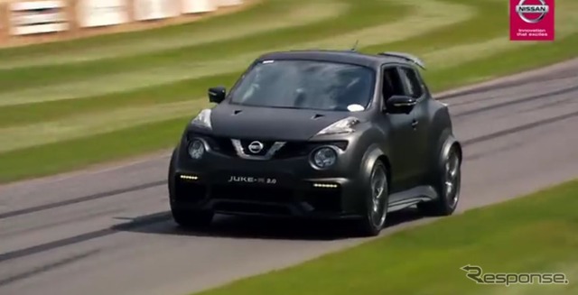 グッドウッドのヒルクライムに挑む日産ジューク-R 2.0