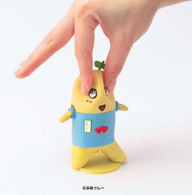 「ふなっしー」のプラモデル、バンダイが発売 軟質素材であらゆるポージングを実現